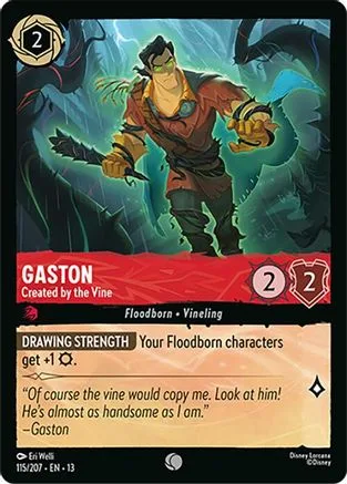 Gaston #115 Attack of the Vine! Disney Lorcana card