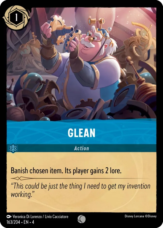 Glean #163 Ursula's Return Disney Lorcana card