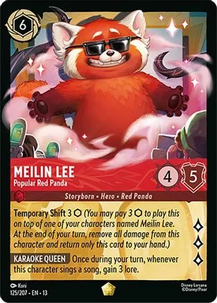 Meilin Lee #125 Attack of the Vine! Disney Lorcana card