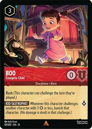 Boo #127 Attack of the Vine! Disney Lorcana card