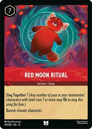 Red Moon Ritual #134 Attack of the Vine! Disney Lorcana card