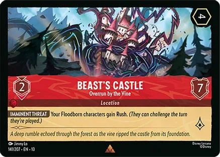 Beast's Castle #141 Attack of the Vine! Disney Lorcana card