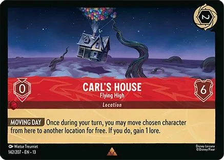 Carl's House #142 Attack of the Vine! Disney Lorcana card