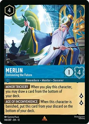 Merlin #146 Attack of the Vine! Disney Lorcana card
