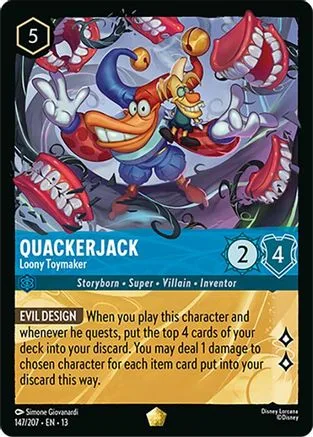 Quackerjack #147 Attack of the Vine! Disney Lorcana card