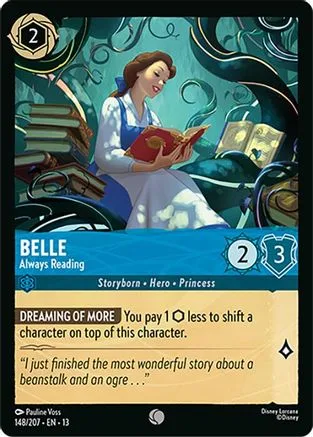 Belle #148 Attack of the Vine! Disney Lorcana card