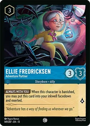 Ellie Fredricksen #149 Attack of the Vine! Disney Lorcana card
