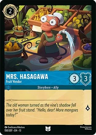 Mrs. Hasagawa #150 Attack of the Vine! Disney Lorcana card