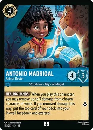 Antonio Madrigal #157 Attack of the Vine! Disney Lorcana card