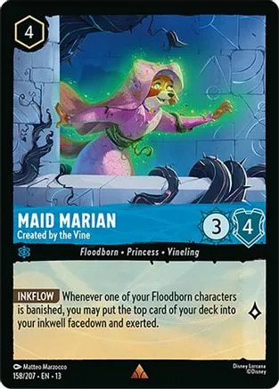 Maid Marian #158 Attack of the Vine! Disney Lorcana card
