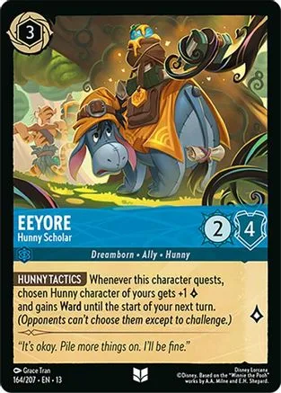 Eeyore #164 Attack of the Vine! Disney Lorcana card