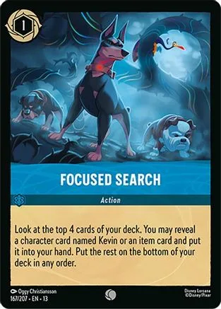 Focused Search #167 Attack of the Vine! Disney Lorcana card