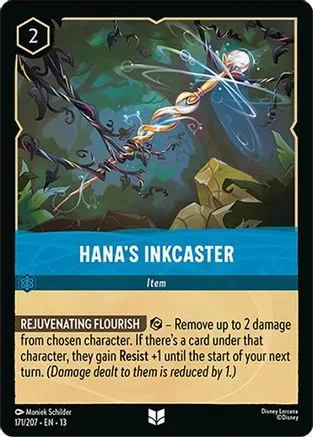 Hana's Inkcaster #171 Attack of the Vine! Disney Lorcana card