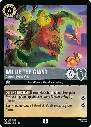 Willie the Giant #178 Attack of the Vine! Disney Lorcana card