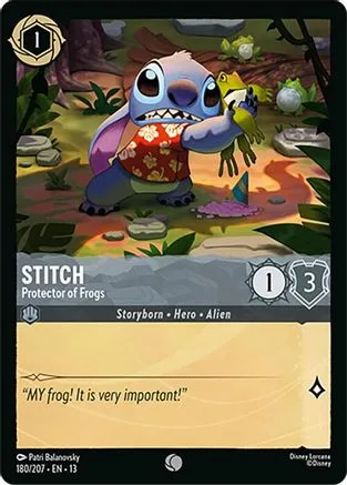 Stitch #180 Attack of the Vine! Disney Lorcana card