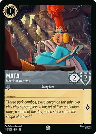Mata #182 Attack of the Vine! Disney Lorcana card