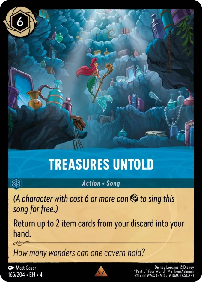 Treasures Untold #165 Ursula's Return Disney Lorcana card