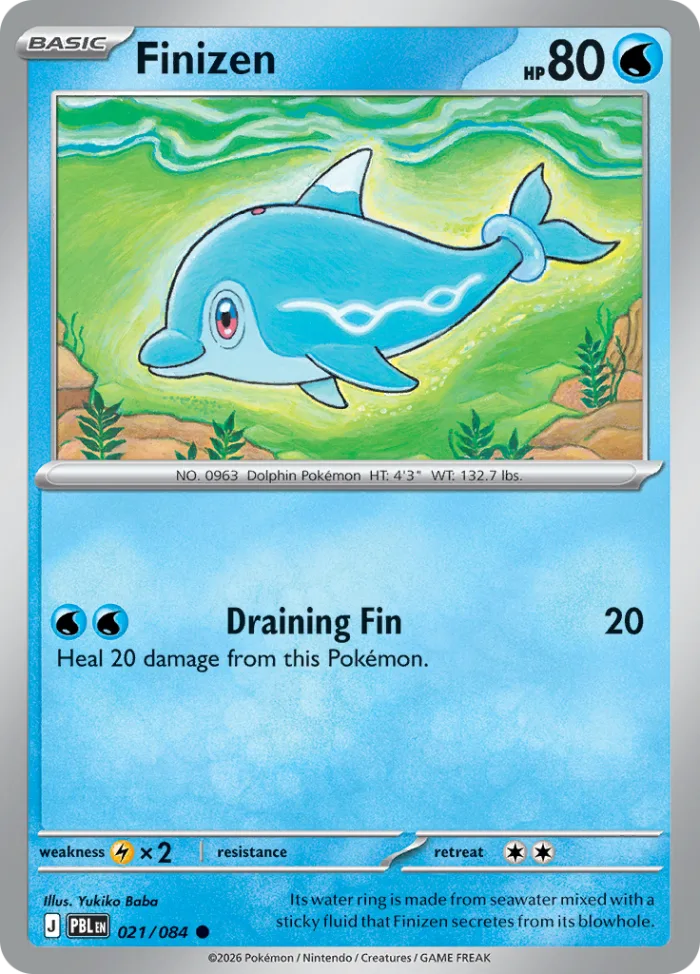 Finizen #21 Pitch Black Pokemon card