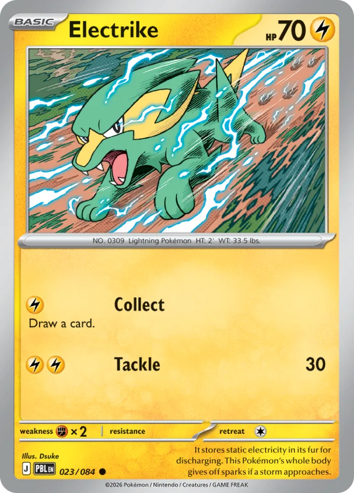 Electrike #23 Pitch Black Pokemon card