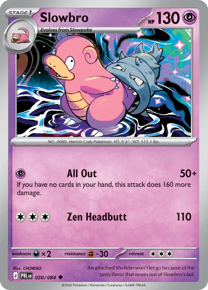 Slowbro #30 Pitch Black Pokemon card