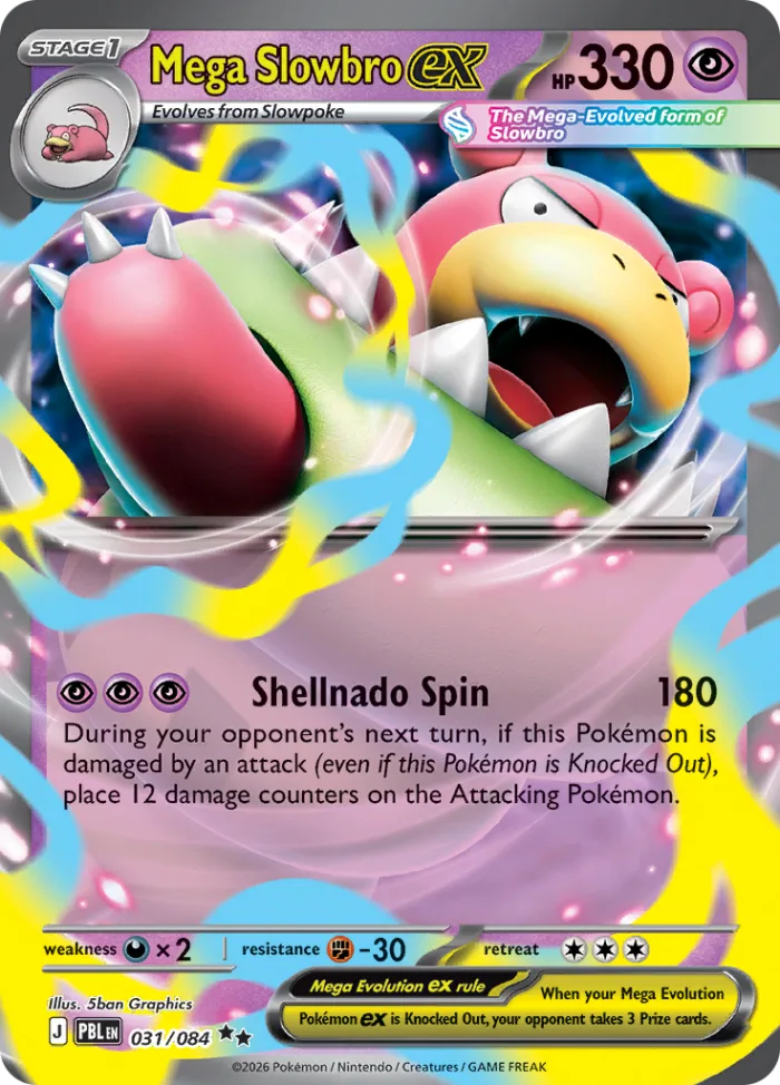 Mega Slowbro ex #31 Pitch Black Pokemon card