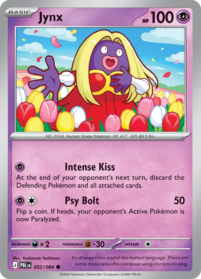 Jynx #32 Pitch Black Pokemon card