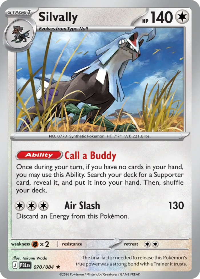 Silvally #70 Pitch Black Pokemon card