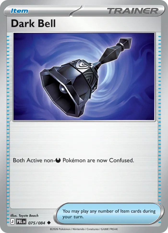 Dark Bell #75 Pitch Black Pokemon card