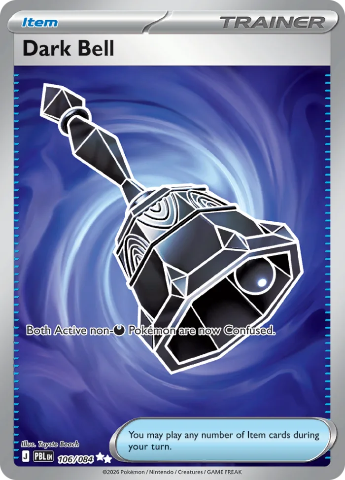 Dark Bell #106 Pitch Black Pokemon card
