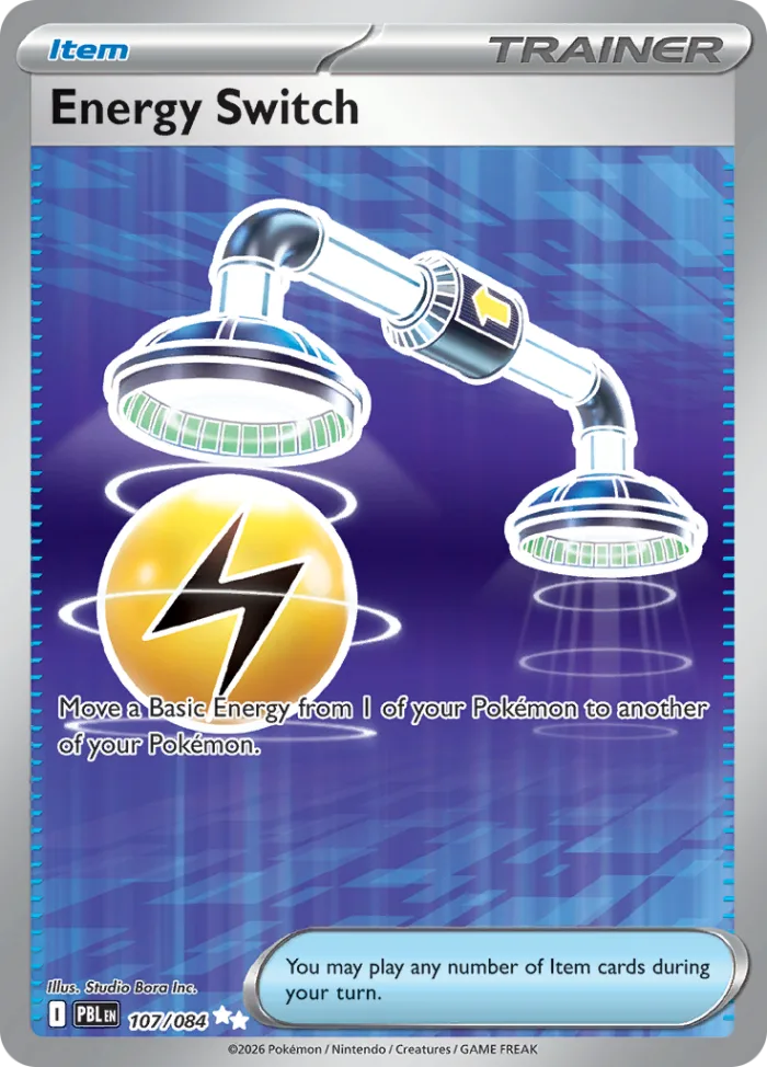 Energy Switch #107 Pitch Black Pokemon card
