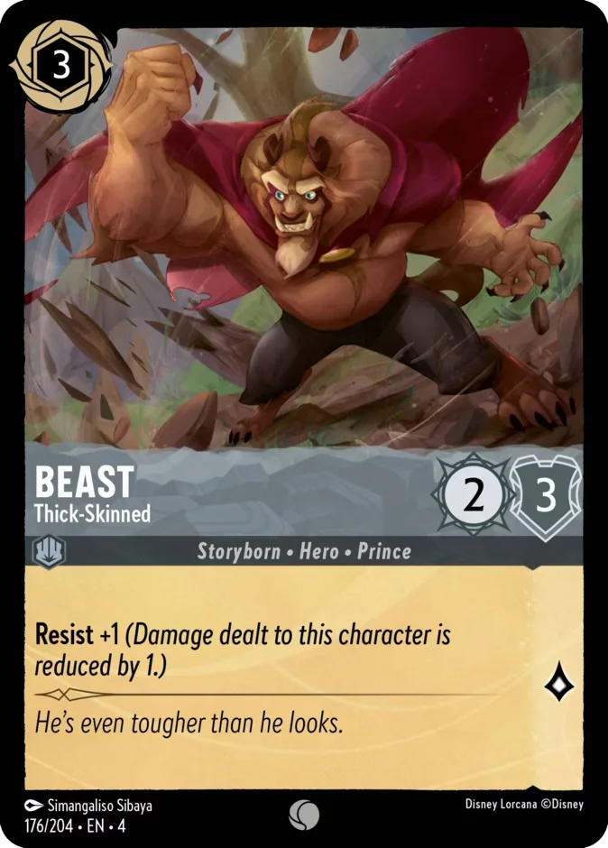 Beast #176 Ursula's Return Disney Lorcana card