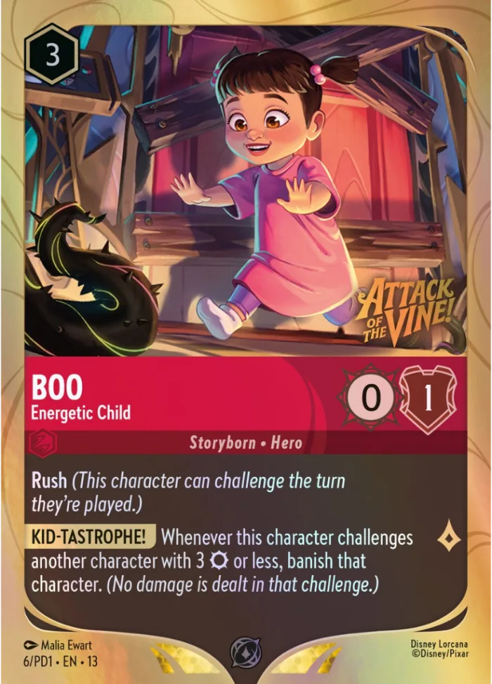 Boo #6 PD Promo Set Disney Lorcana card