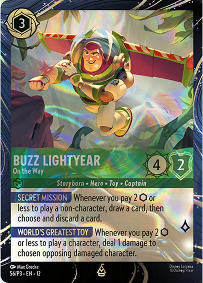 Buzz Lightyear #56 Promo Set 3 Disney Lorcana card