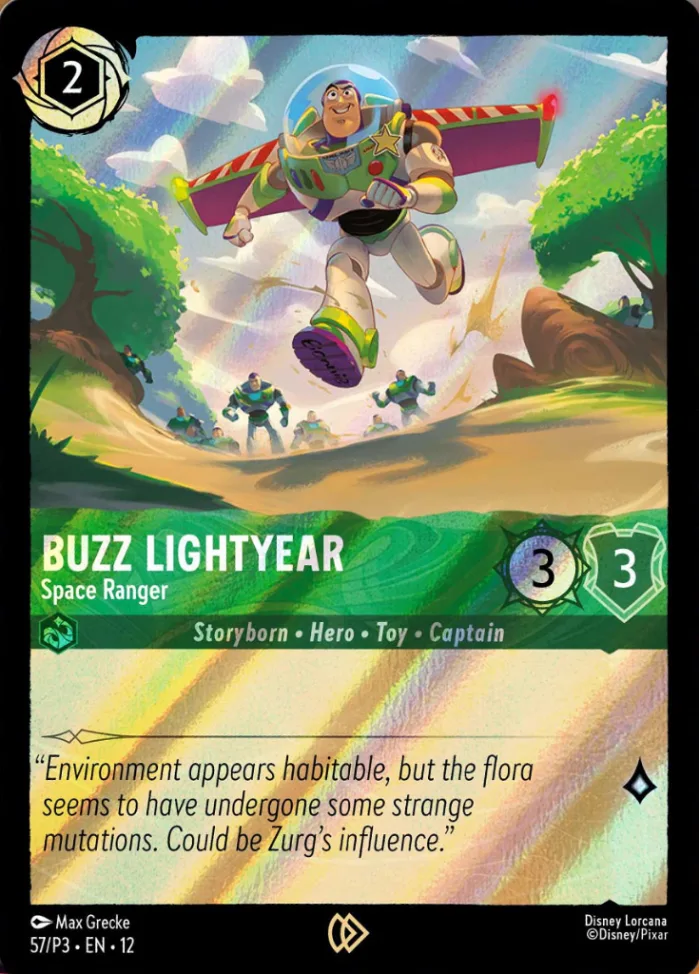 Buzz Lightyear Promo Set 3 card