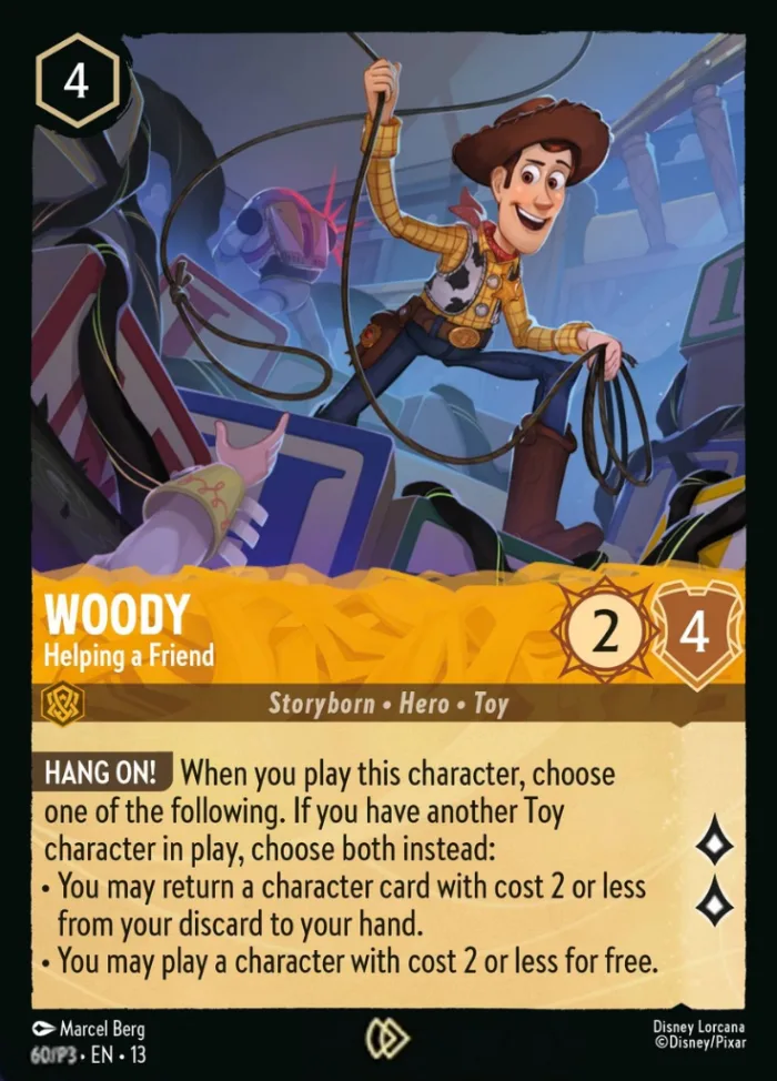 Woody #60 Promo Set 3 Disney Lorcana card