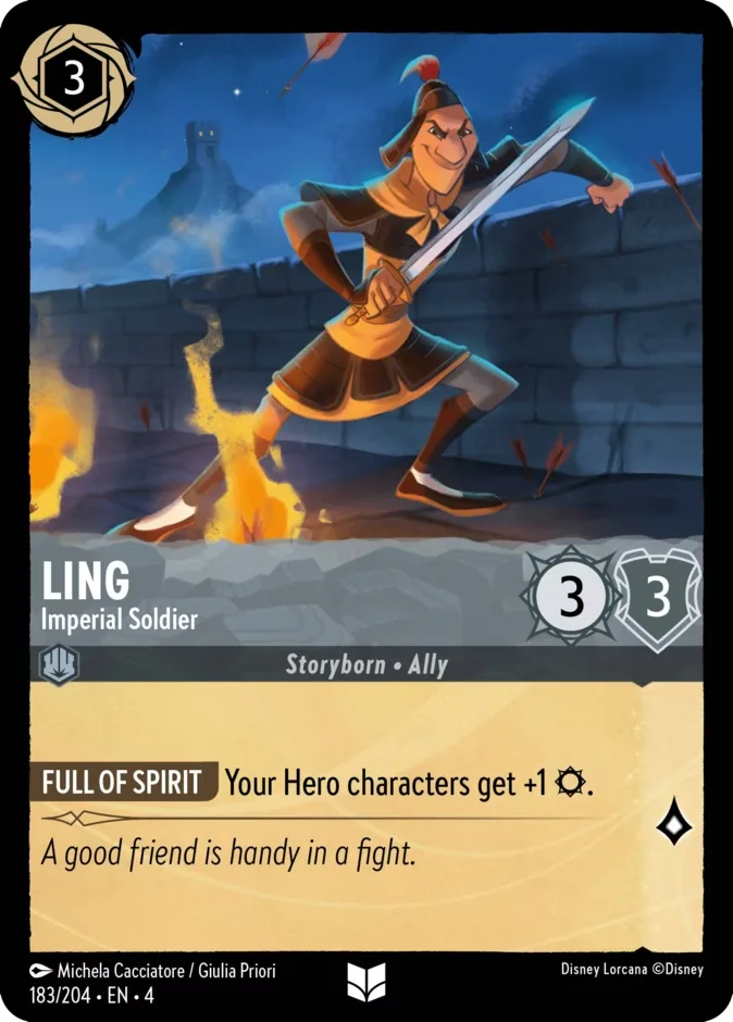 Ling #183 Ursula's Return Disney Lorcana card