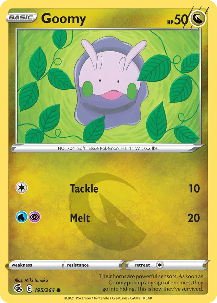 Goomy #195 Fusion Strike Pokemon card