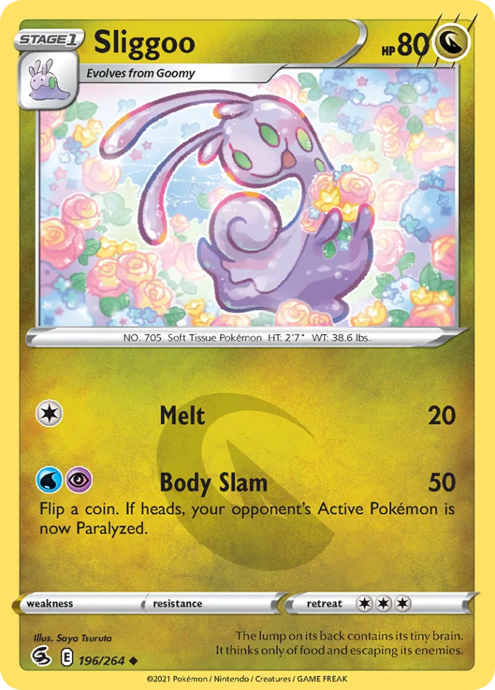 Sliggoo #196 Fusion Strike Pokemon card