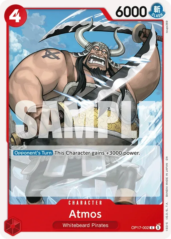 Atmos #002 The World's Strongest Warriors One Piece card