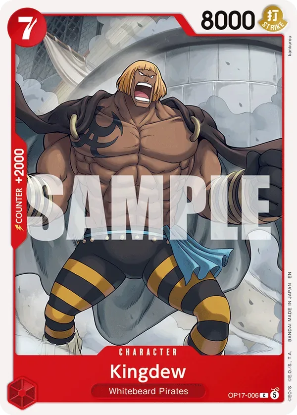Kingdew #006 The World's Strongest Warriors One Piece card