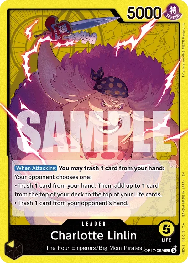 Charlotte Linlin #099 The World's Strongest Warriors One Piece card