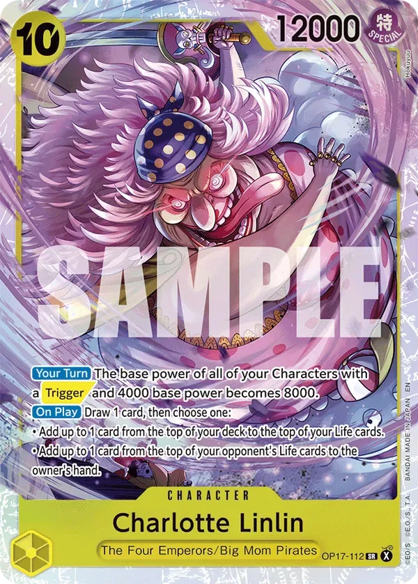 Charlotte Linlin #112 The World's Strongest Warriors One Piece card