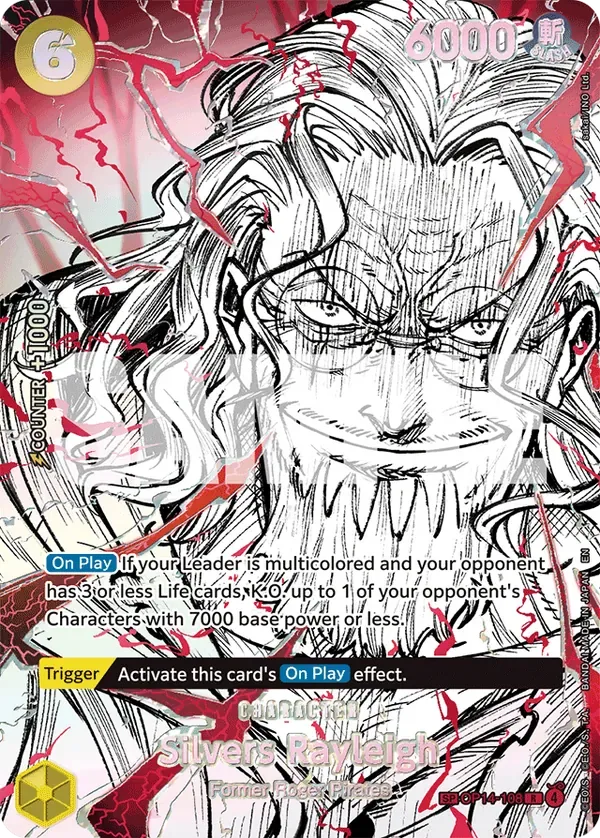 Silvers Rayleigh #OP14-108 The World's Strongest Warriors One Piece card