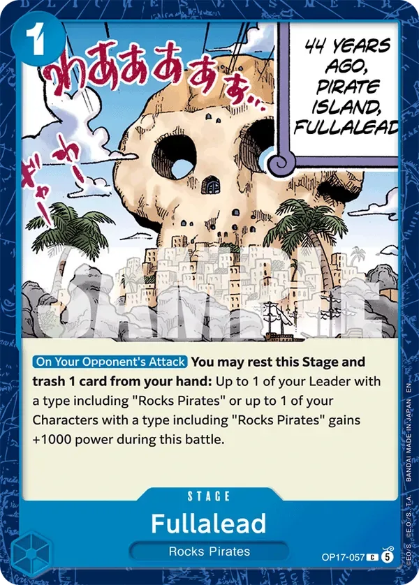 Fullalead #057 The World's Strongest Warriors One Piece card