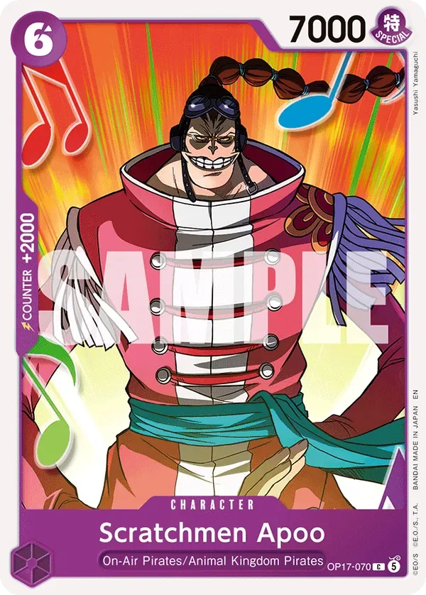 Scratchmen Apoo #070 The World's Strongest Warriors One Piece card