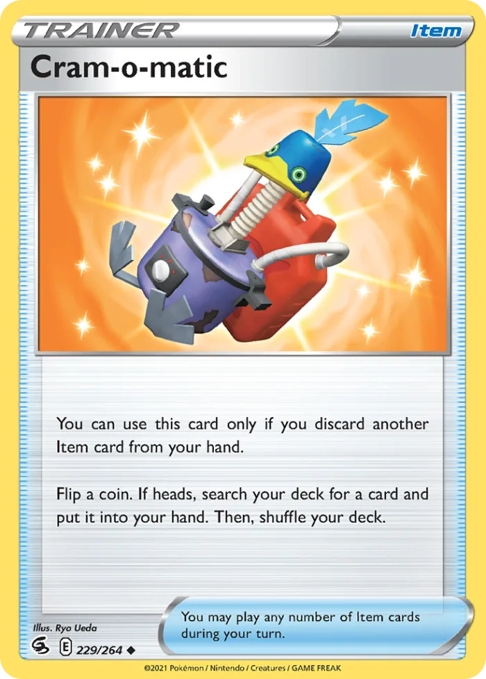 Cram-o-matic #229 Fusion Strike Pokemon card