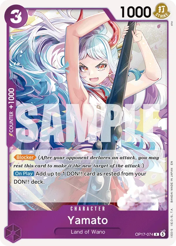 Yamato #074 The World's Strongest Warriors One Piece card