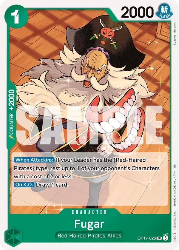 Fugar #026 The World's Strongest Warriors One Piece card