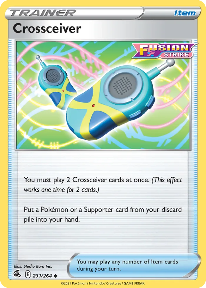 Crossceiver #231 Fusion Strike Pokemon card