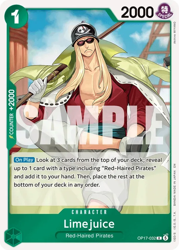 Limejuice #032 The World's Strongest Warriors One Piece card